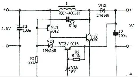 電蚊拍電路圖