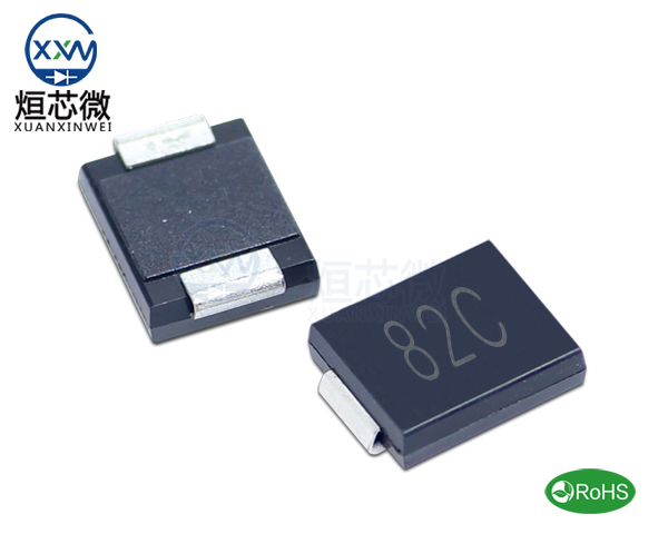 1.5SMC82CA參數(shù),TVS二極管1.5SMC82CA瞬態(tài)抑制二極管