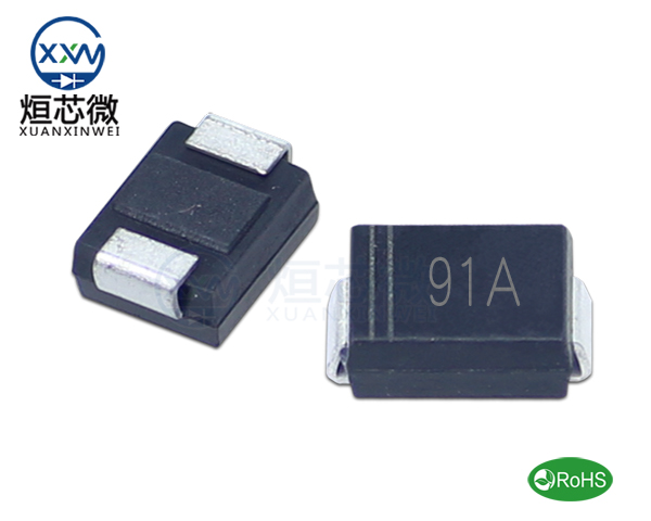 P6SMB91A參數(shù),TVS二極管P6SMB91A瞬態(tài)(變)抑制二極管