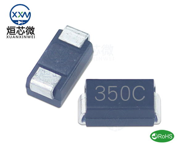 P4SMA350CA參數,TVS二極管P4SMA350CA瞬態(變)抑制二極管